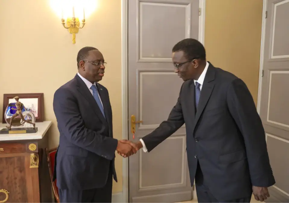 Macky Sall et Amadou Ba. © PR/Sénégal