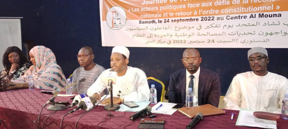 Politique : le parti "Tchad Uni" appelle à oeuvrer pour le retour à l'ordre constitutionnel Politique : le parti "Tchad Uni" appelle à oeuvrer pour le retour à l'ordre constitutionnel