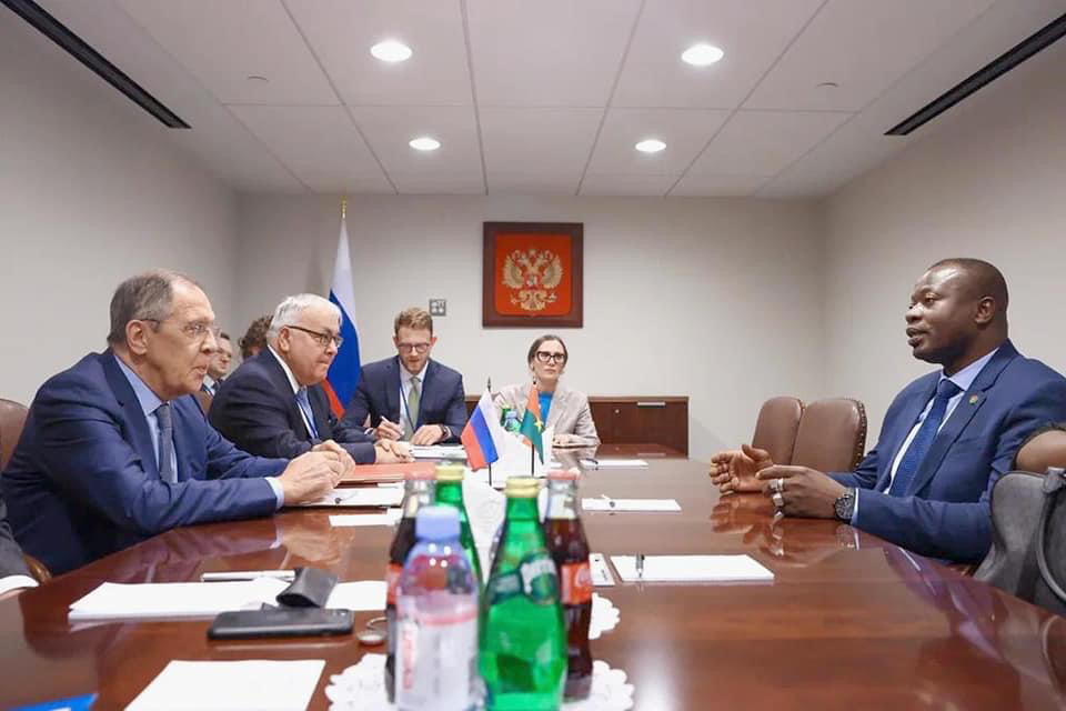 New York : le Burkina Faso et la Russie échangent sur un renforcement de coopération