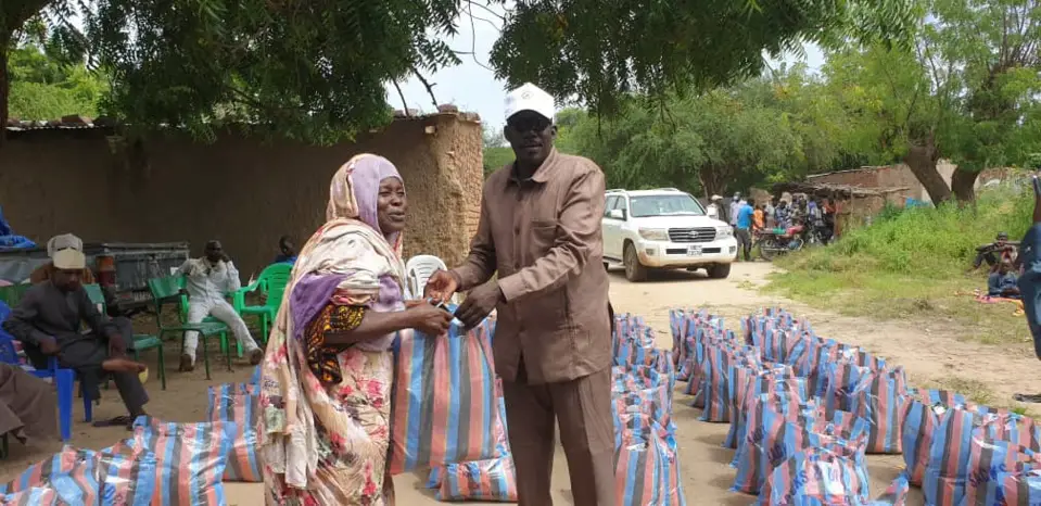 Tchad : "Yasriba" porte secours aux sinistrés d’inondations avec des kits alimentaires