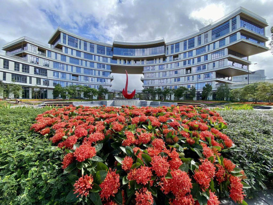 Photo shows the Hong Kong University of Science and Technology (Guangzhou). (Photo from Guangzhou Daily)