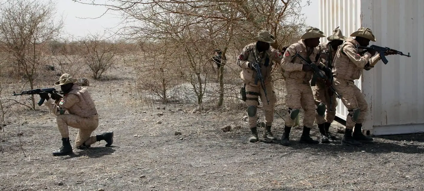 Des soldats burkinabés. Illustration © État-major