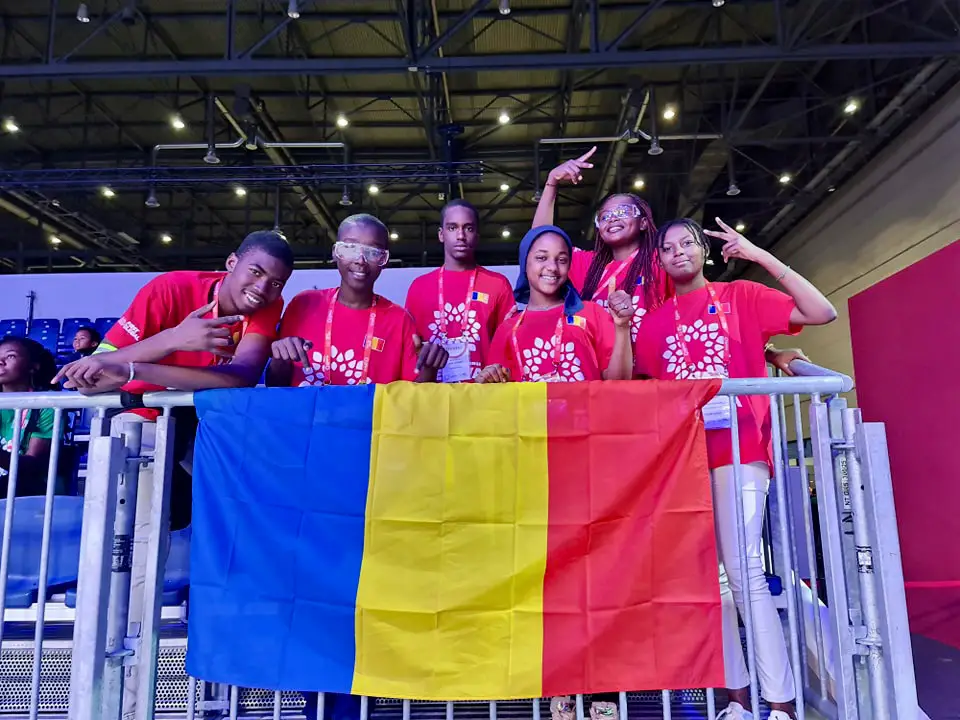 First Global Challenge de Genève : le Tchad représenté par 5 jeunes talents. © Moussa Tahir Mahamat/Twitter