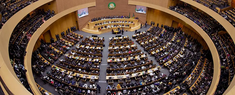 Session ordinaire de l’Union africaine, Addis-Abeba, Éthiopie. Illustration © Bureau de Président du Rwanda