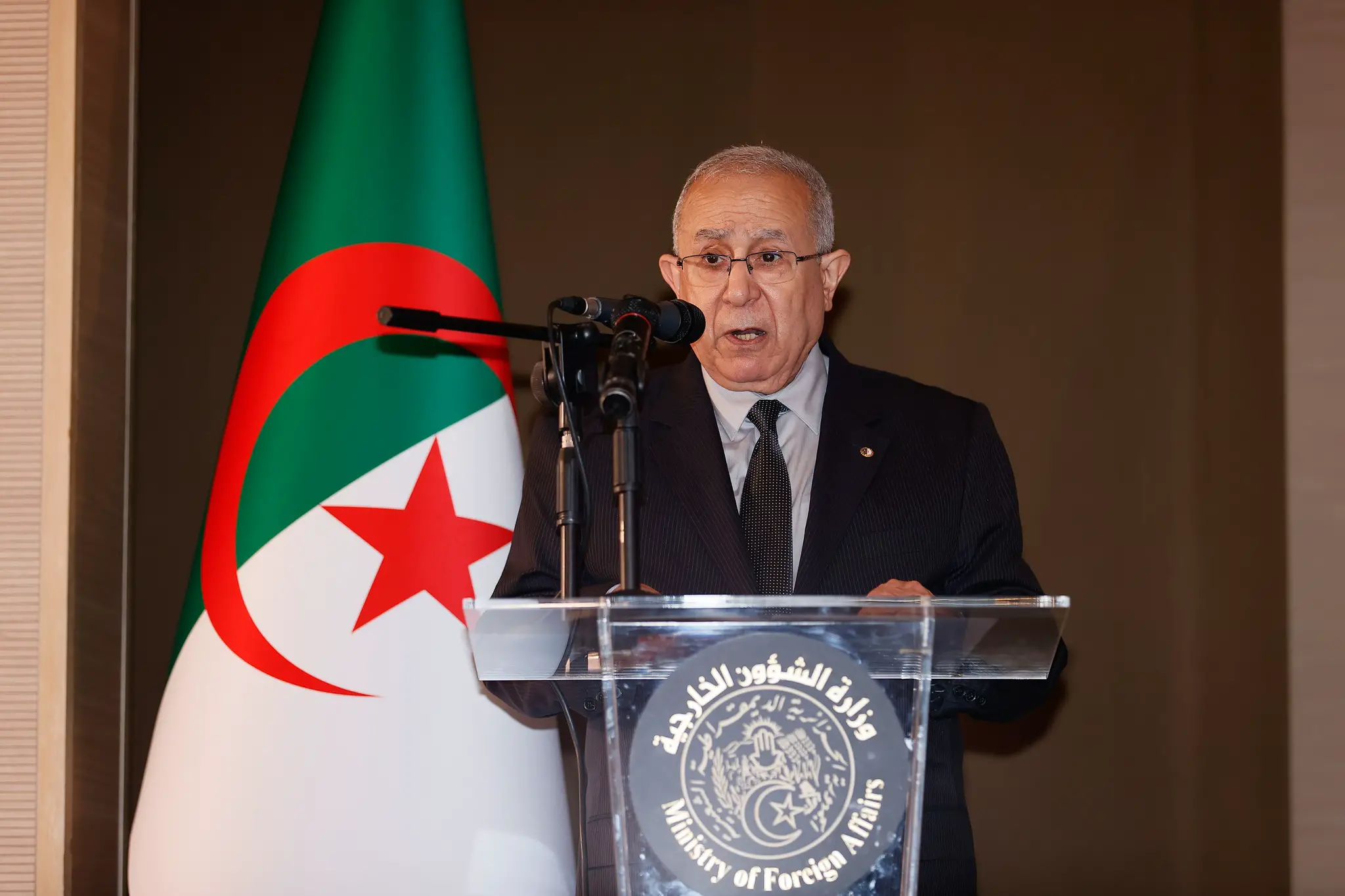 Ramtane Lamamra, ministre des Affaires étrangères d’Algérie. © DR
