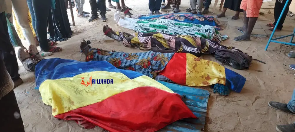 Des manifestants tués le 20 octobre à N'Djamena. © Alwihda Info