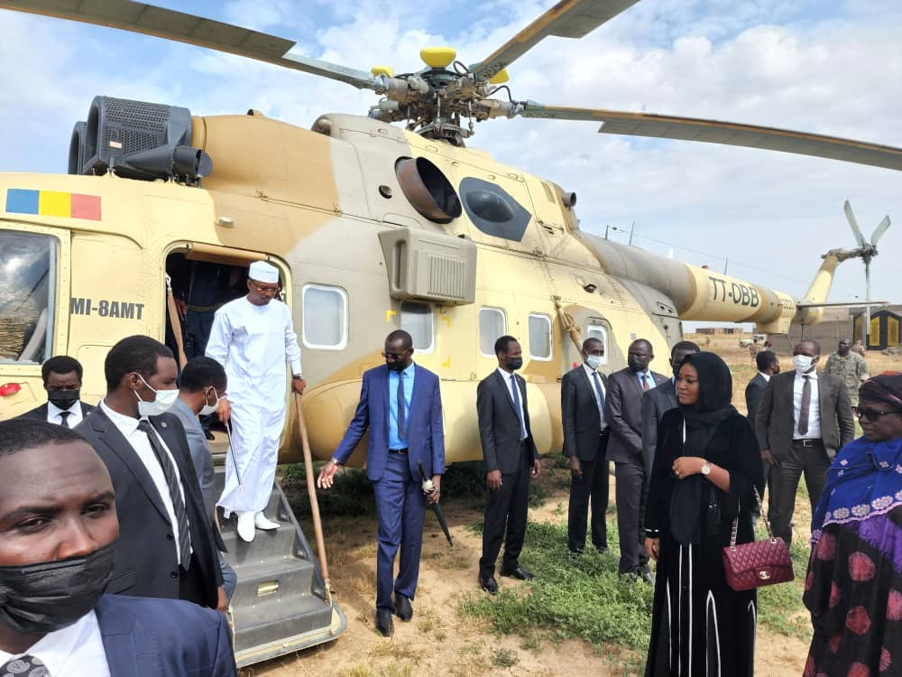 Tchad : "les eaux du Chari ne cessent de monter", constate le président. © DGCOM/PR