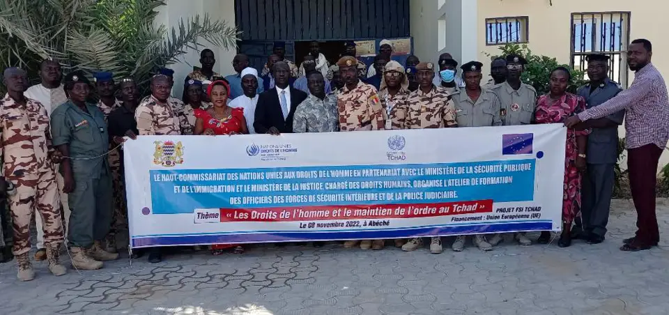Tchad : les droits de l'Homme expliqués aux forces de sécurité du Ouaddaï