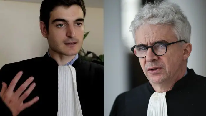 Les avocats français Vincent Brengarth et William Bourdon.