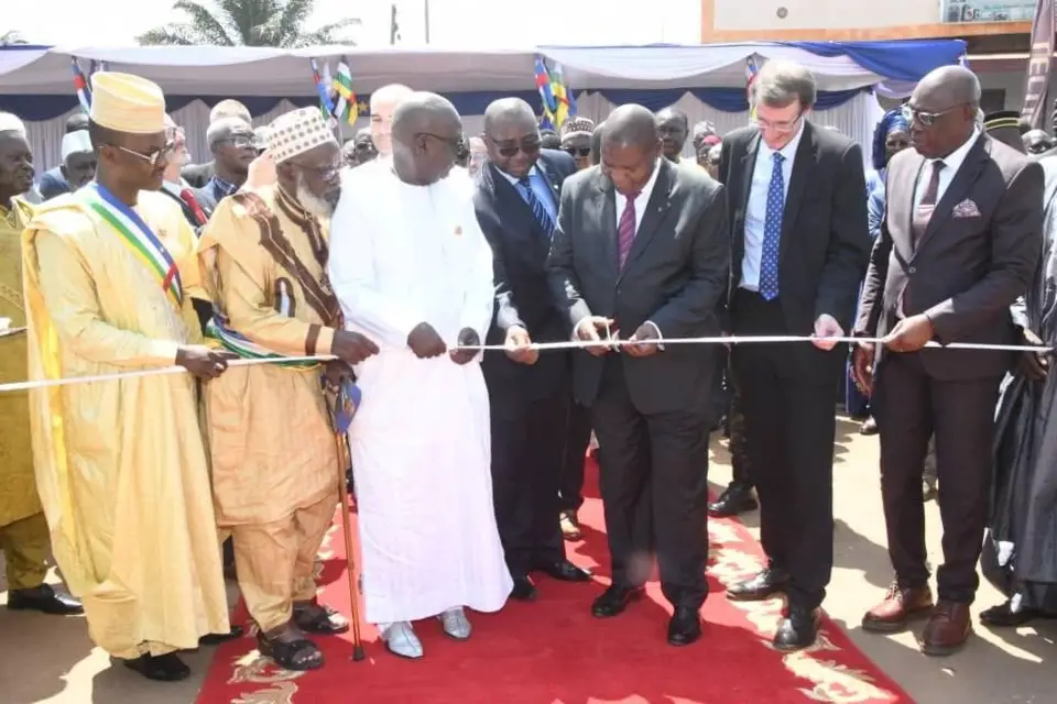 Centrafrique : l'avenue Idriss Deby Itno réhabilitée et inaugurée à Bangui