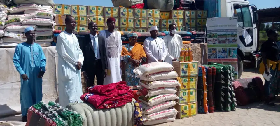 N’Djamena : La Coton Tchad fait des dons aux sinistrés