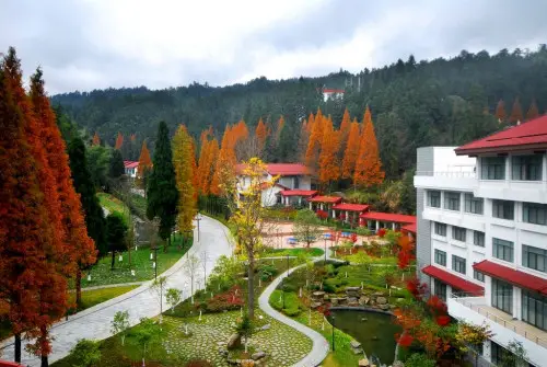 Photo shows the China Executive Leadership Academy, Jinggangshan, in east China's Jiangxi Province. (Photo from the official website of the China Executive Leadership Academy Jinggangshan)