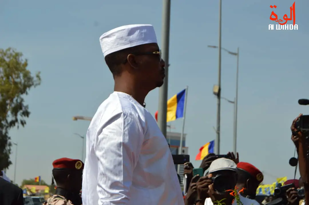 Le président de la transition Mahamat Idriss Deby. © Malick Mahamat/Alwihda Info