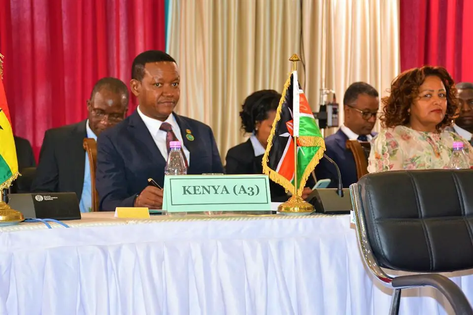 Le ministre kenyan des Affaires étrangères, Alfred Mutua. © DR