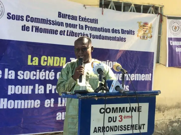 Tchad : la CNDH vulgarise son rôle à la population du 3ème arrondissement de N'Djamena
