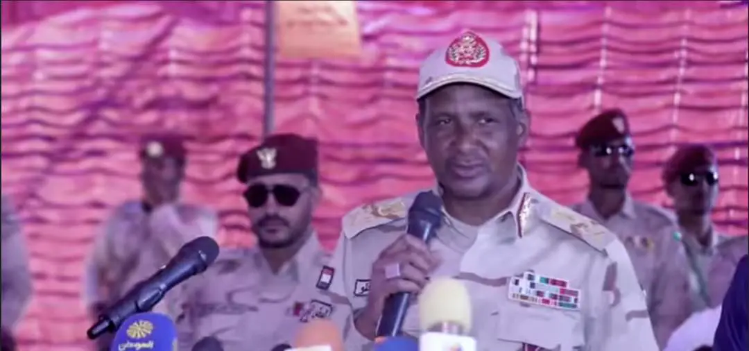 Le vice-président du Conseil souverain de transition soudanais, le général Mohamed Hamdan Daglo. © Fb
