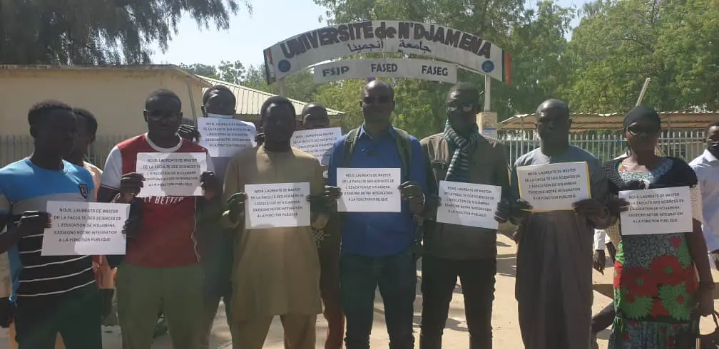 N'Djamena : colère de diplômés en instance d'intégration à la fonction publique