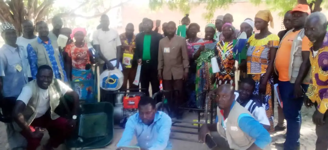 Tchad : les maraîchers du canton Lélé reçoivent un appui en équipements
