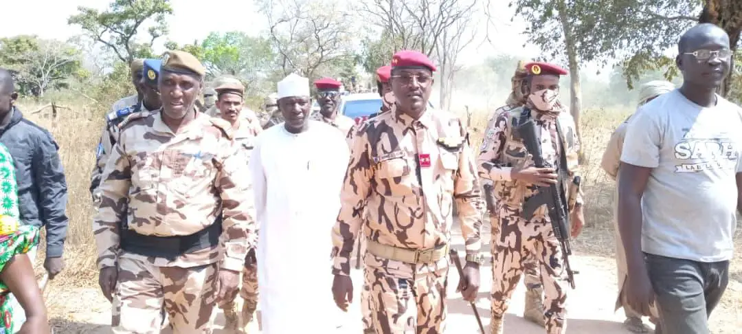 Tchad : le gouverneur du Moyen-Chari en visite à Sandana