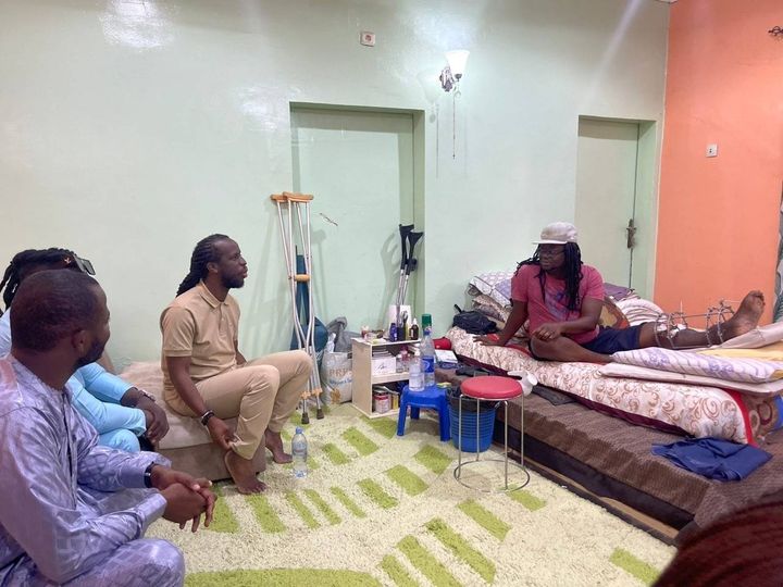 Tchad : l'artiste Youssoupha rend visite au rappeur Sultan