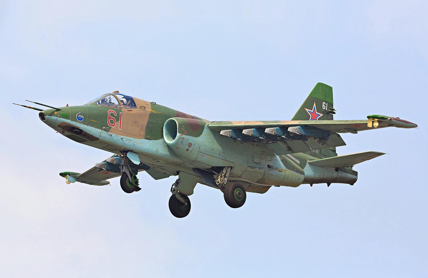 L'avion Sukhoi-25. Illustration © DR