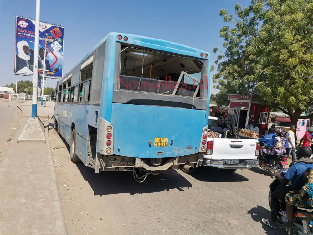 N'Djamena : un bus de transport d'étudiants évite la catastrophe. © Nouvelles.td