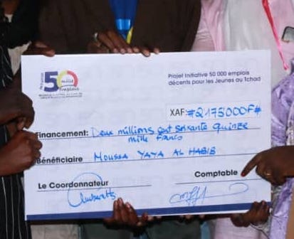 N'Djamena : report de la cérémonie de remise des chèques pour le Projet Initiative 50 000 Emplois Décents