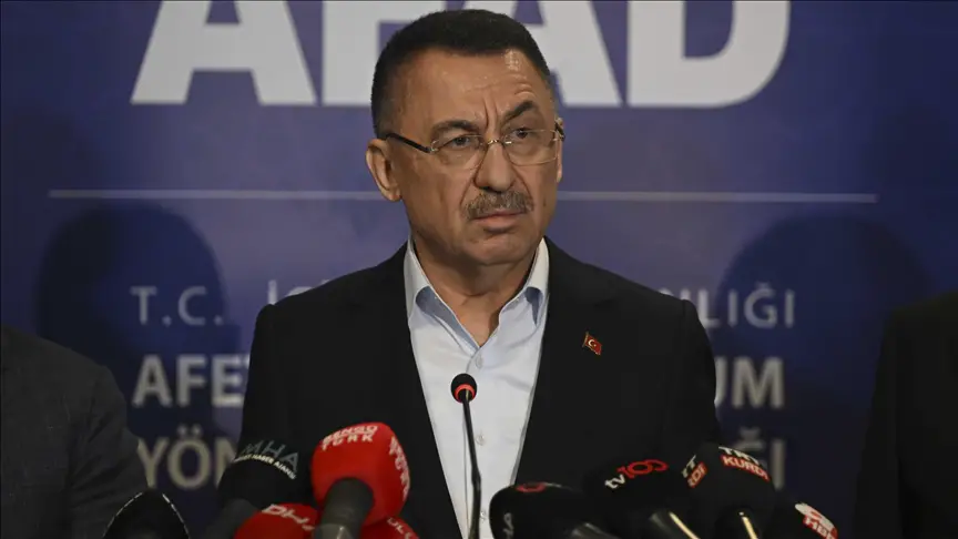 Le vice-président turc Fuat Oktay. © Anadolu Agency