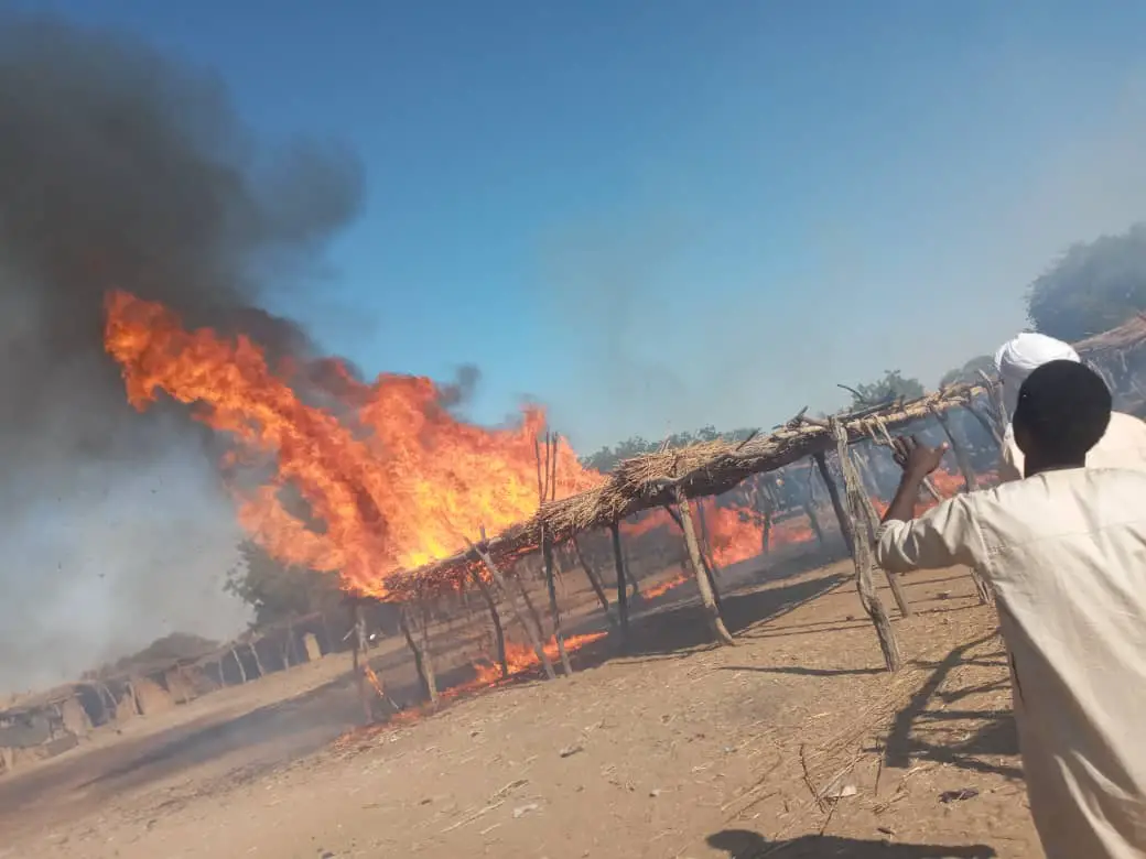 Tchad : incendie au marché d'Abourdah au Batha
