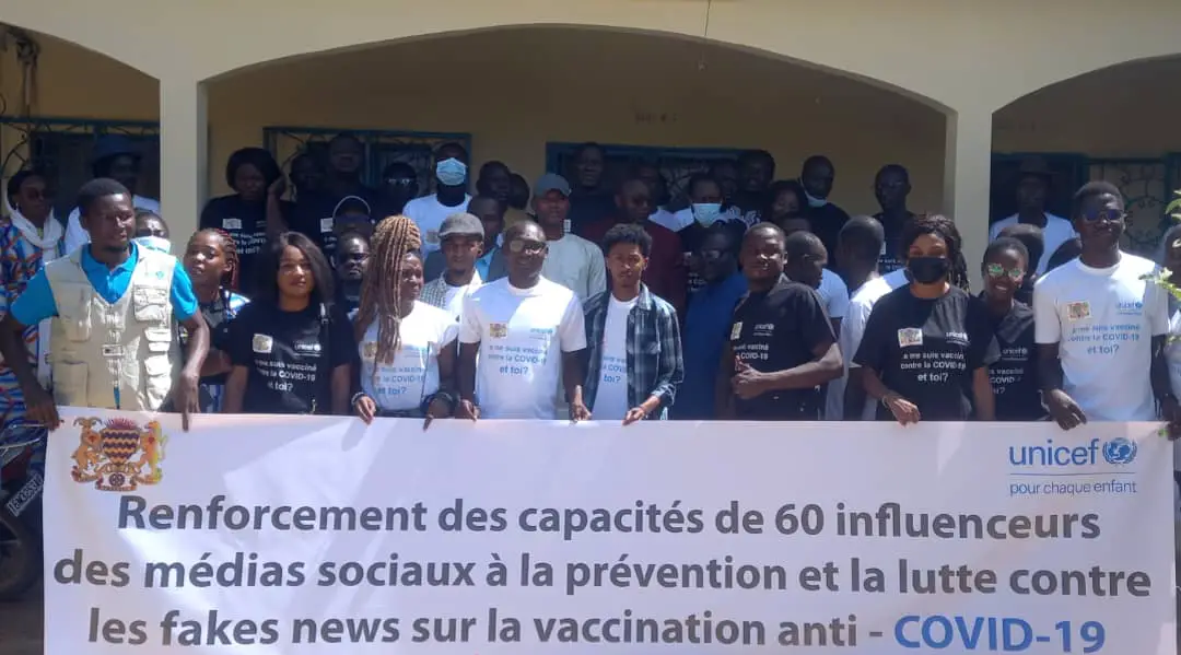Tchad : 60 influenceurs formés pour lutter contre les fausses informations sur la vaccination anti-covid-19