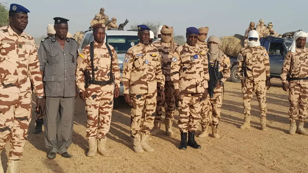 Tchad : le directeur général de la gendarmerie en visite de travail à Ati