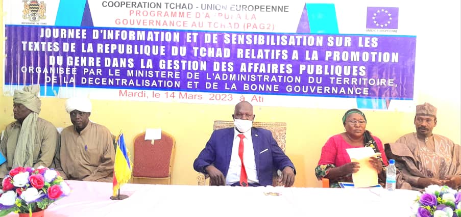 Tchad : sensibilisation sur la promotion du genre dans les affaires publiques à Ati