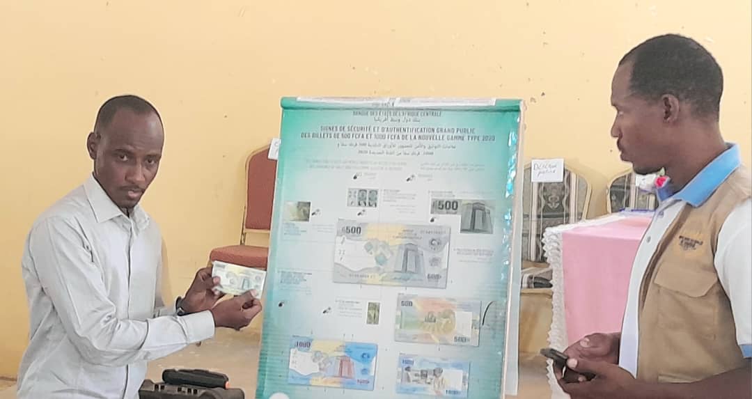 Tchad : la BEAC sensibilise sur l’authentification des nouveaux billets au Batha