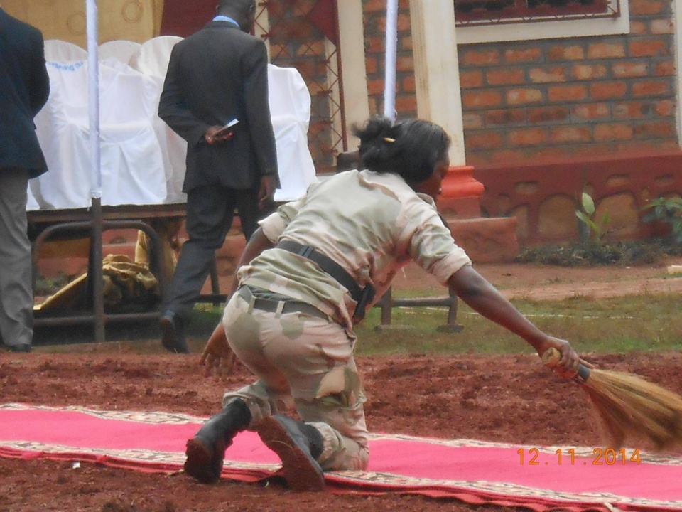 A l'honneur de Mme Catherine Samba-Panza, le 18.11.2014