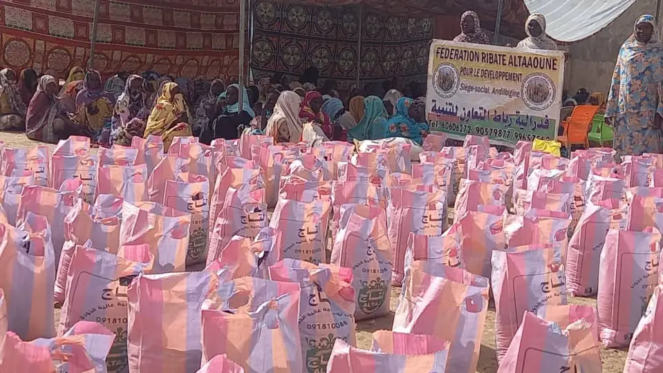 Tchad : des femmes vulnérables reçoivent des kits alimentaires à Abéché