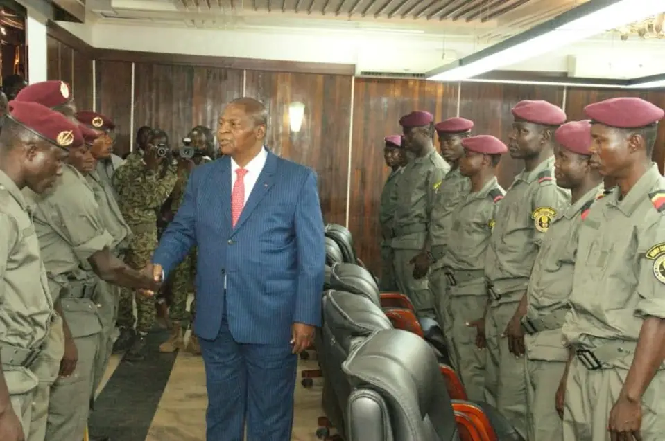 Centrafrique : le président Touadéra a reçu les soldats libérés par les rebelles