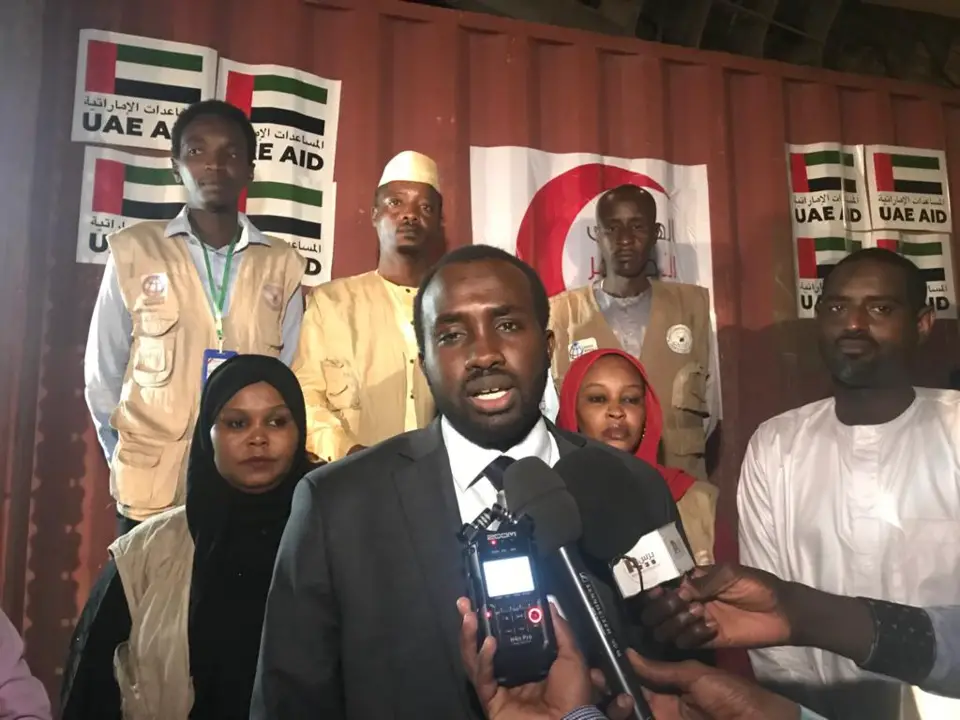 Le Tchad réceptionne une aide alimentaire des Emirats Arabes Unis pour les réfugiés soudanais