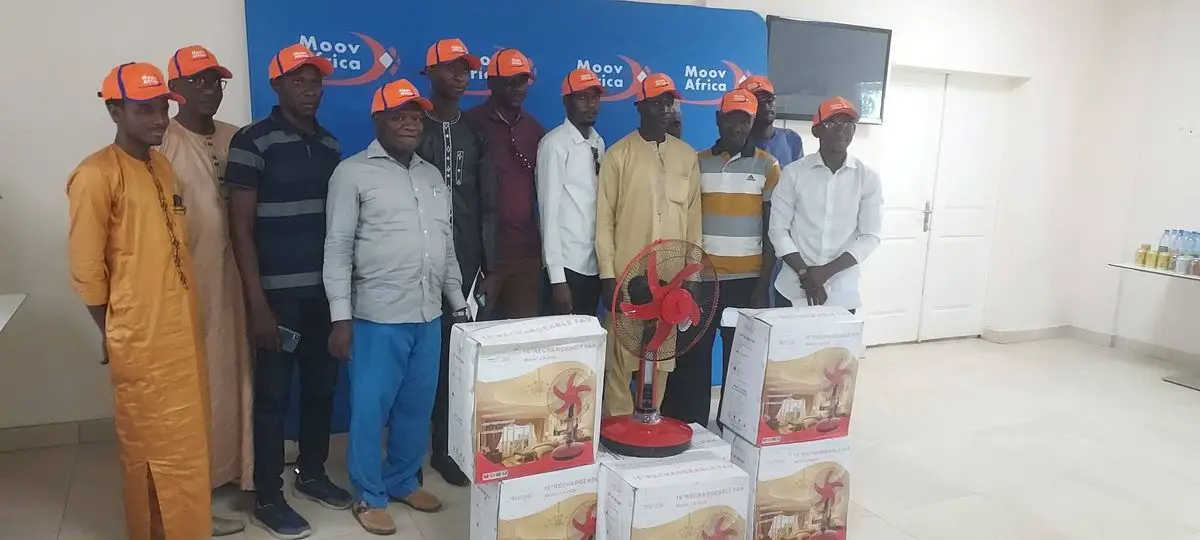 Tchad : Moov Africa récompense les gagnants de la promo « Quiz Electroménager – Ventilateur »