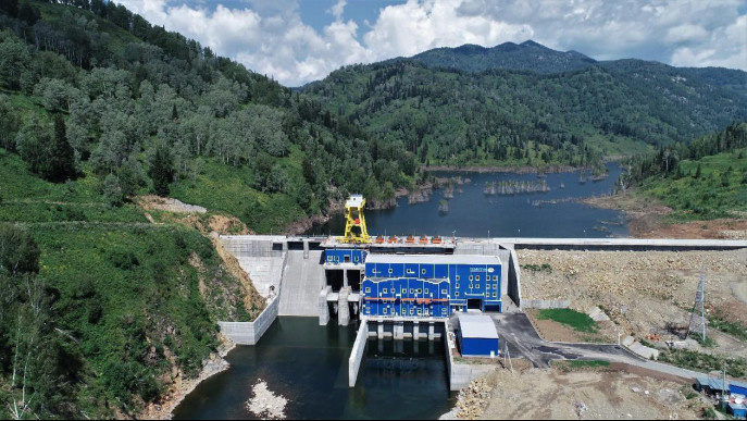 Photo shows the Turgusun hydropower plant in Kazakhstan built by China Three Gorges Corporation. (Photo provided by China Three Gorges Corporation) Photo shows the Turgusun hydropower plant in Kazakhstan built by China Three Gorges Corporation. (Photo provided by China Three Gorges Corporation)