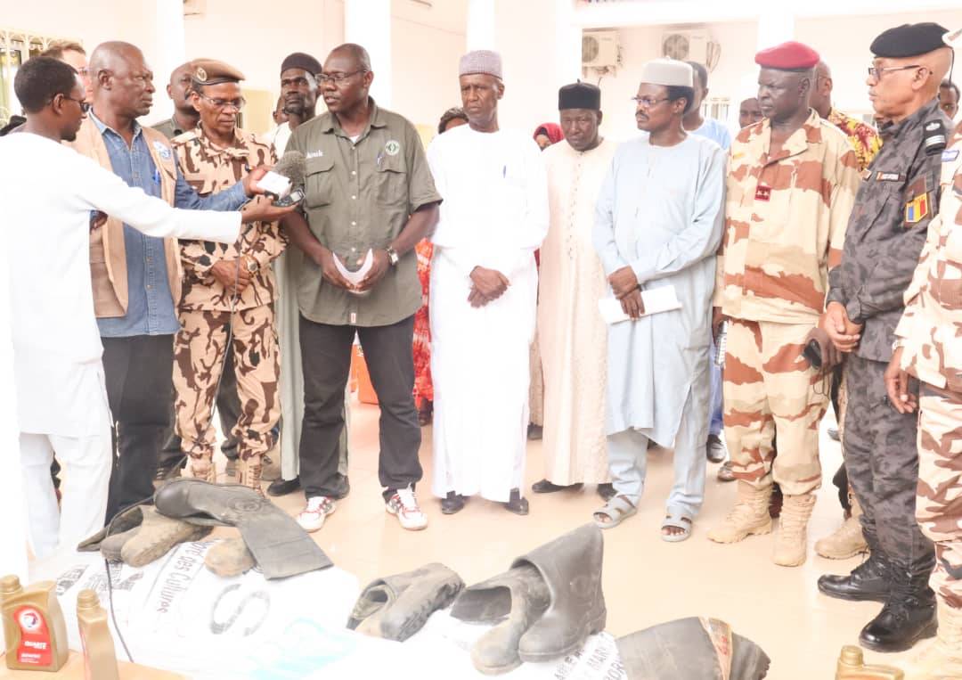 Tchad : au Moyen-Chari, des équipements de protection offerts à la force mixte de sécurité Tchad : au Moyen-Chari, des équipements de protection offerts à la force mixte de sécurité