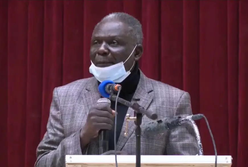 Le secrétaire général de l'Entente des Églises et missions évangéliques au Tchad (EEMET), pasteur Djimalngar Madjibaye.