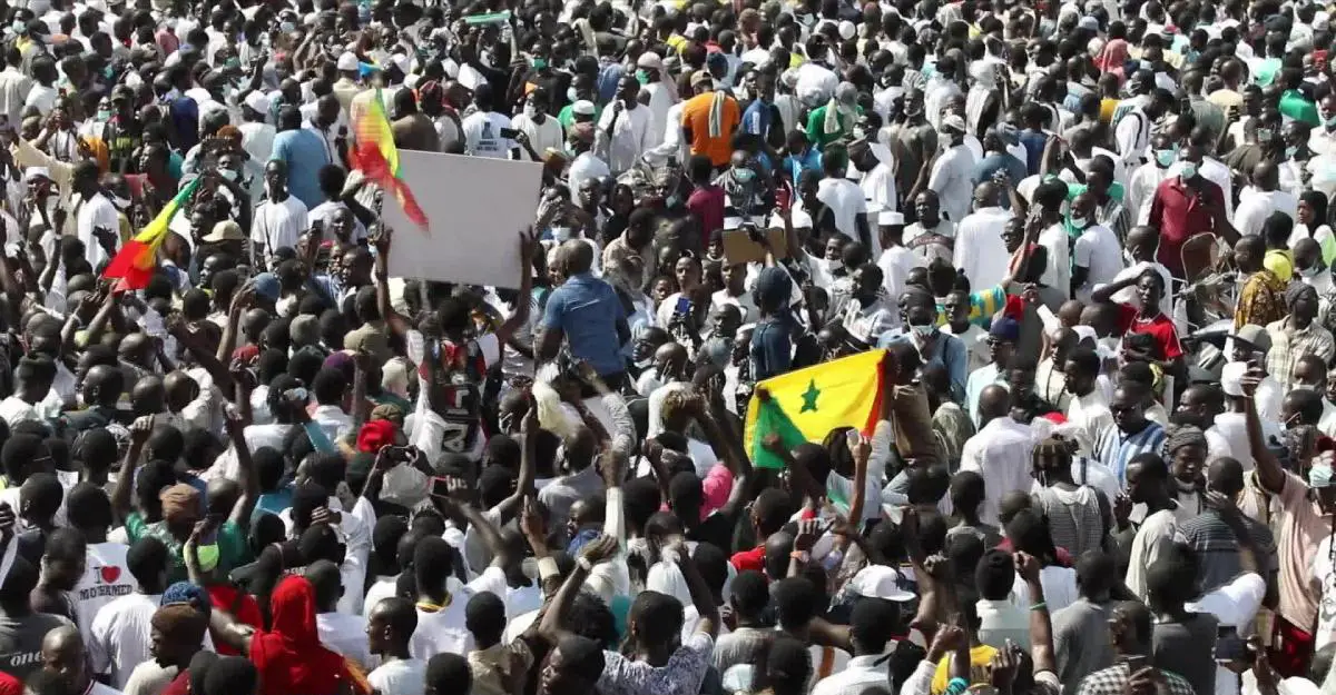 Des manifestations au Sénégal. © TV5Monde