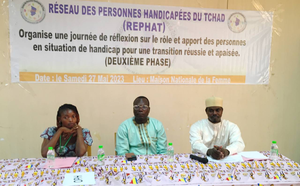Tchad : le REPHAT met en avant le rôle crucial des personnes handicapées dans la transition Tchad : le REPHAT met en avant le rôle crucial des personnes handicapées dans la transition