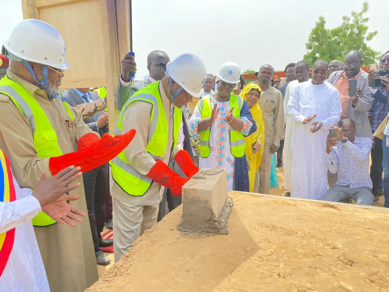 N'Djamena : les travaux de construction des digues ont débuté dans le 9ème arrondissement