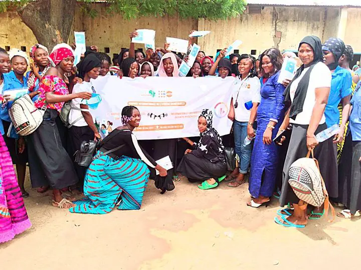 Tchad : Afriyan sensibilise les jeunes filles du lycée-collège Belle Vue à l'hygiène menstruelle