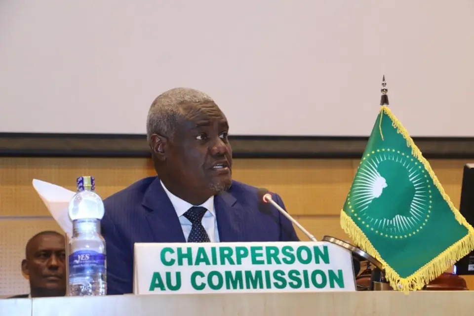 Le président de la Commission de l'Union africaine, Moussa Faki Mahamat. © DR