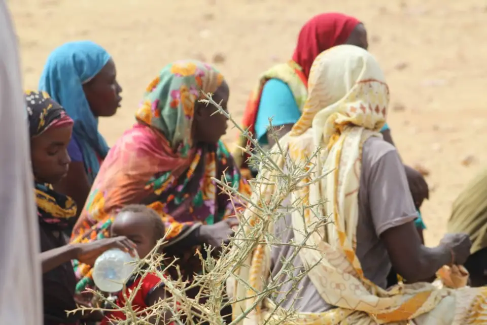 Des réfugiés à l'Est du Tchad. © Djibrine Haïdar/Alwihda Info