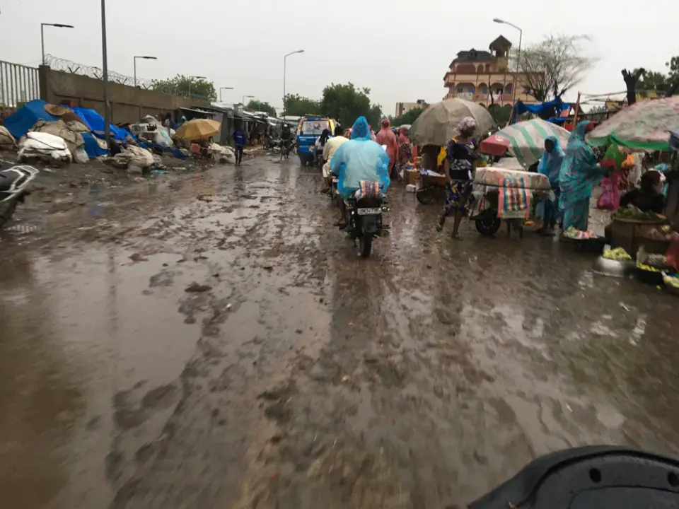 La ville de N'Djamena en début de saison pluvieuse. © Mbaïnaissem Gédéon/Alwihda Info