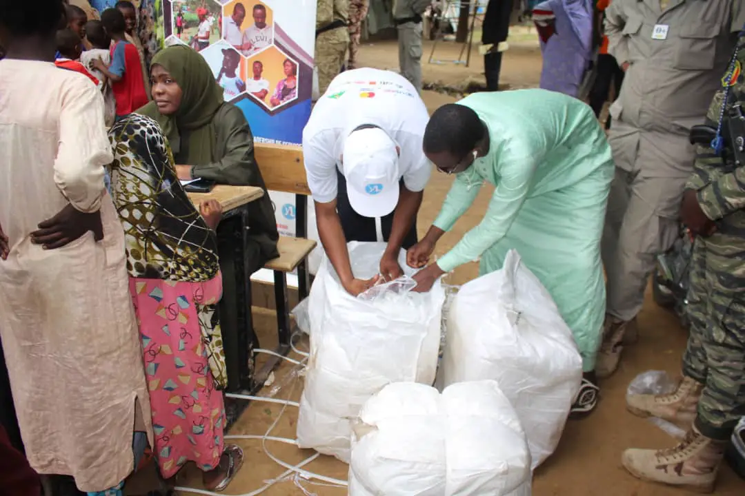 Yali Tchad fait don de 350 moustiquaires aux réfugiés soudanais hébergés à Sabangali