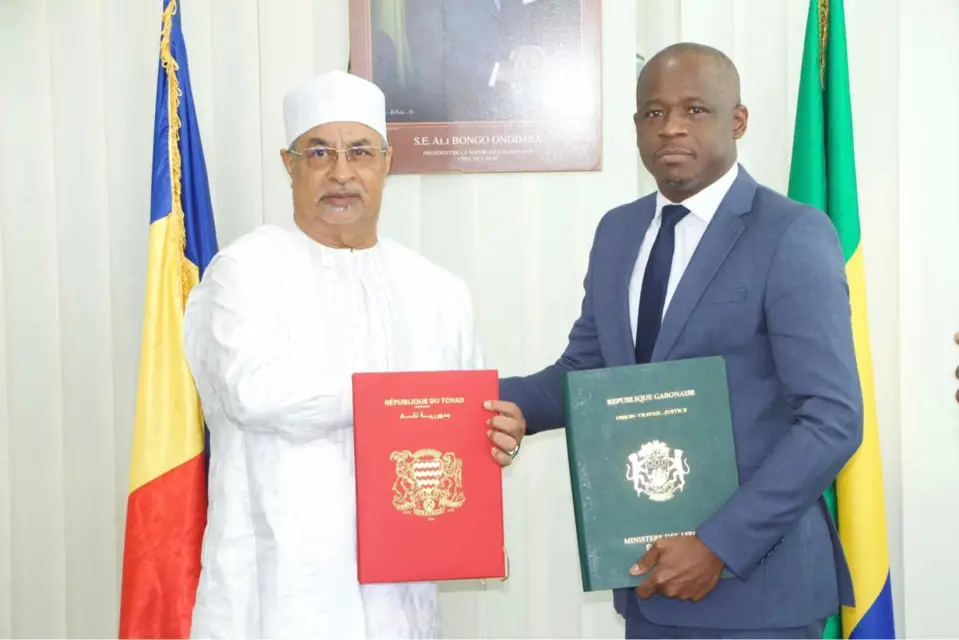 Tchad-Gabon : un protocole d'accord historique pour renforcer la coopération